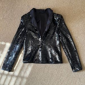 Ramada by Heidi Klum black sequined blazer